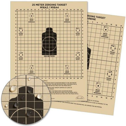  Rite In The Rain 25 Meter Zeroing Target 9125