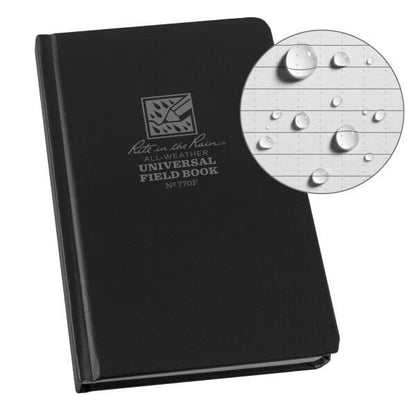  Rite In The Rain 770F Black 4 3/4" X 7 1/2" Bound Book