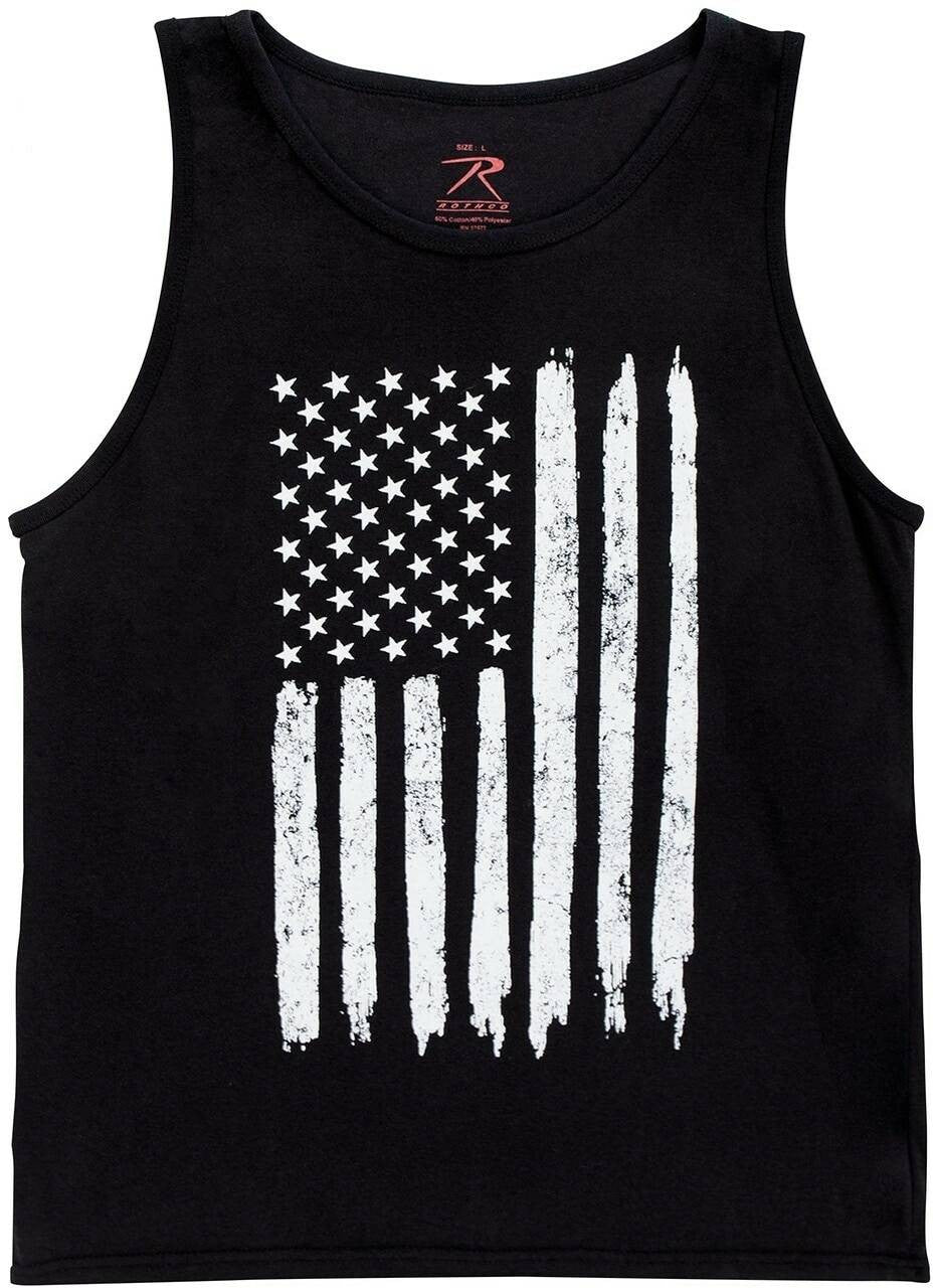  Rothco Distressed U.S. Flag Tank Top