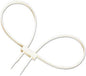  Safariland 8220-3 White Double Cuff Disposable Restraints - 100 Pack