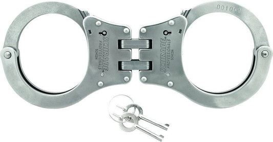  Schrade Professionals NIJ Approved Hinged Handcuffs - CLOSEOUT