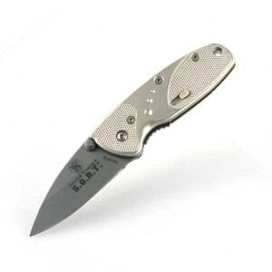  Smith & Wesson Silver Plain Edge Knife - SWSORTM