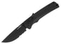  SOG Flash AT Blackout Serrated Folding Knife