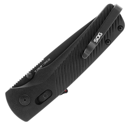  SOG Flash AT Blackout Serrated Folding Knife