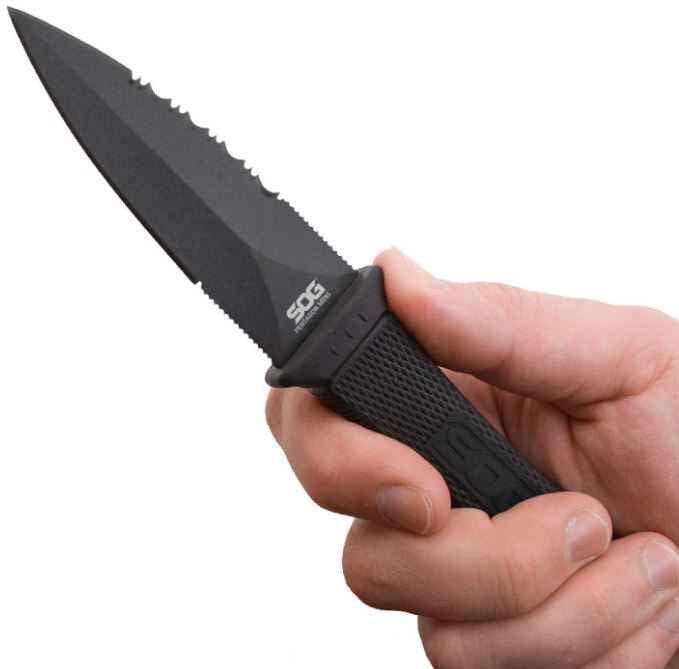  SOG Mini Pentagon Fixed Blade Knife