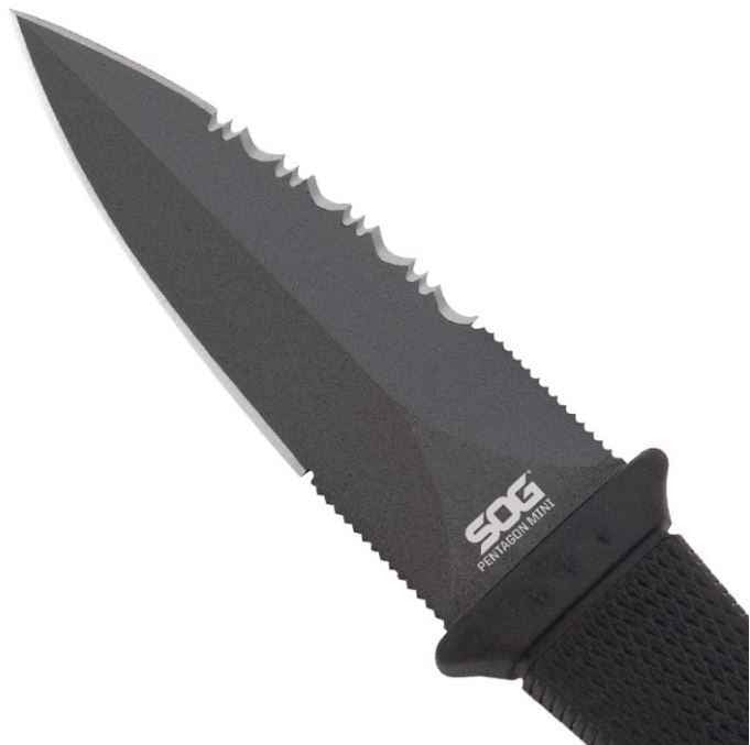  SOG Mini Pentagon Fixed Blade Knife