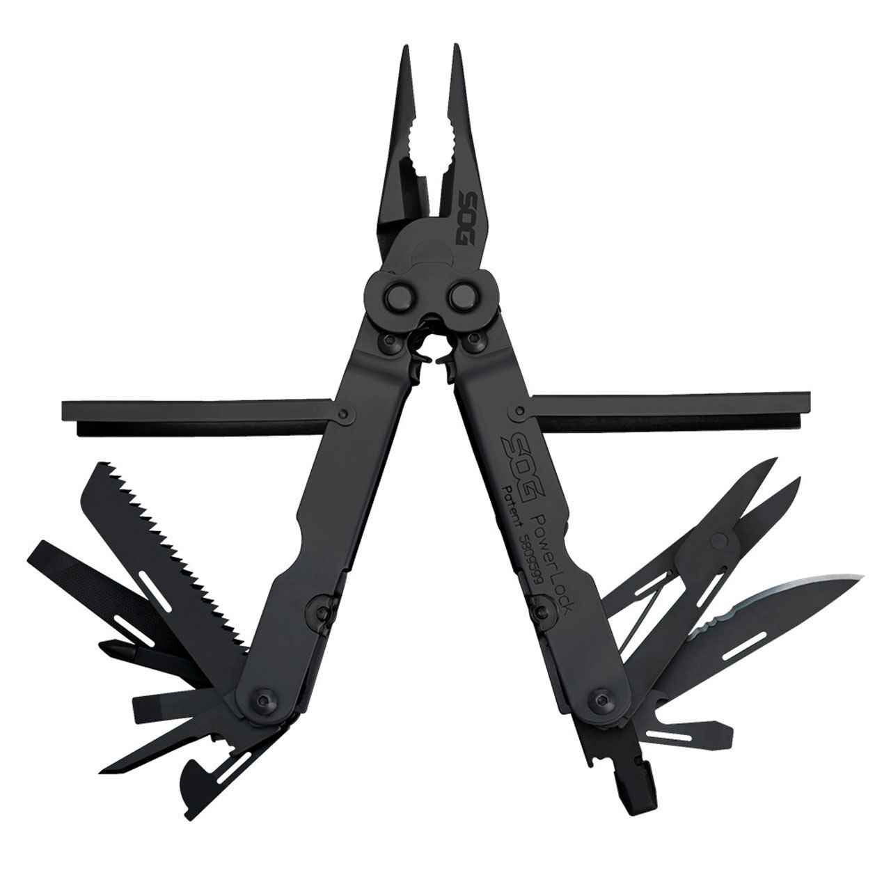  SOG PowerLock EOD Black Multi-Tool With Scissors