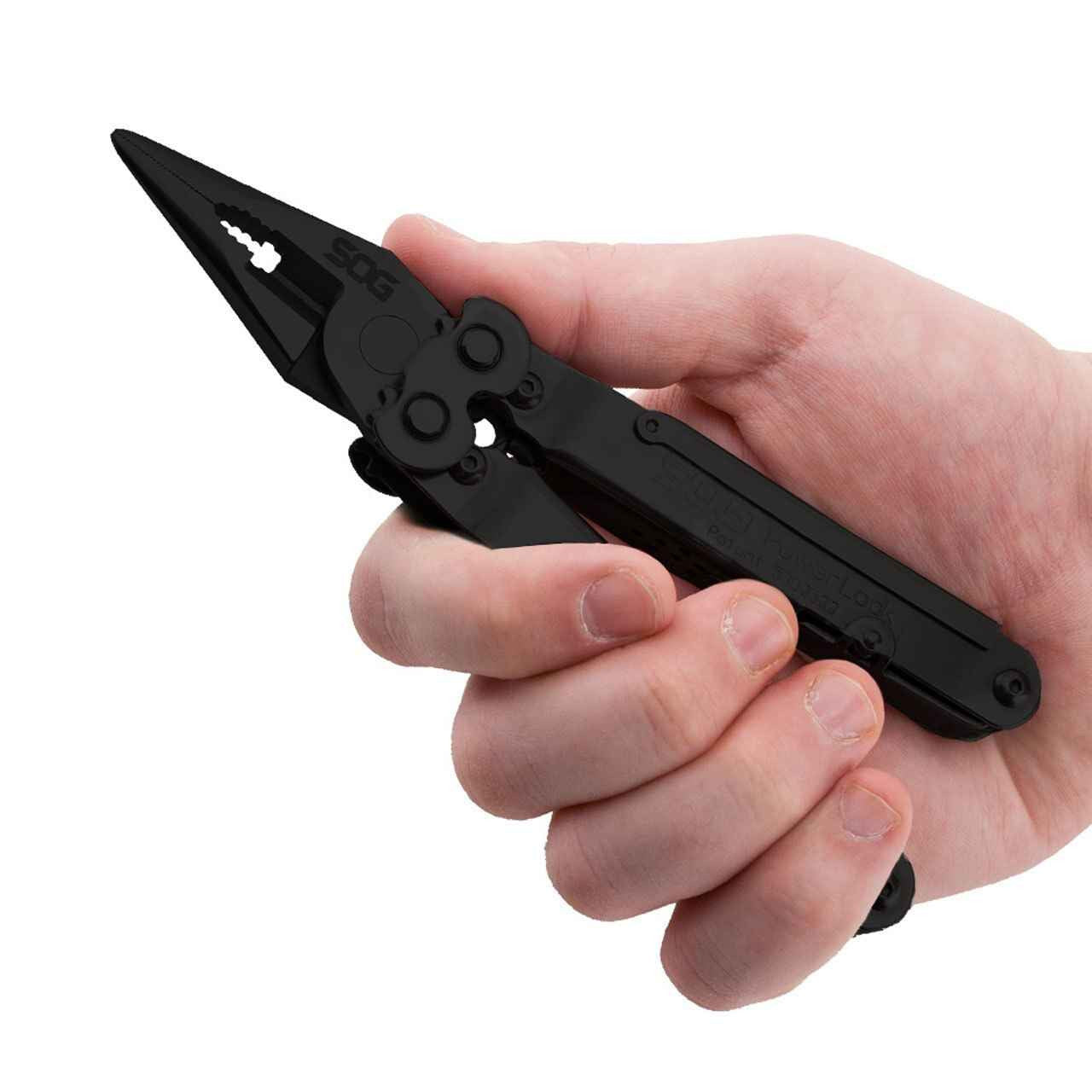 SOG PowerLock EOD Black Multi-Tool With Scissors