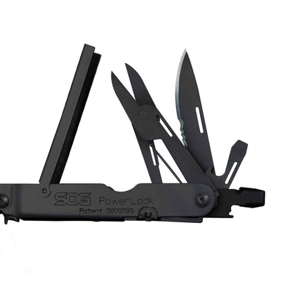  SOG PowerLock EOD Black Multi-Tool With Scissors