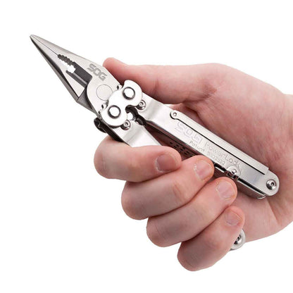  SOG PowerLock Satin With Scissors Multi-Tool