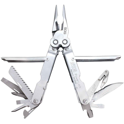  SOG PowerLock Satin With V-Cutter Multi-Tool