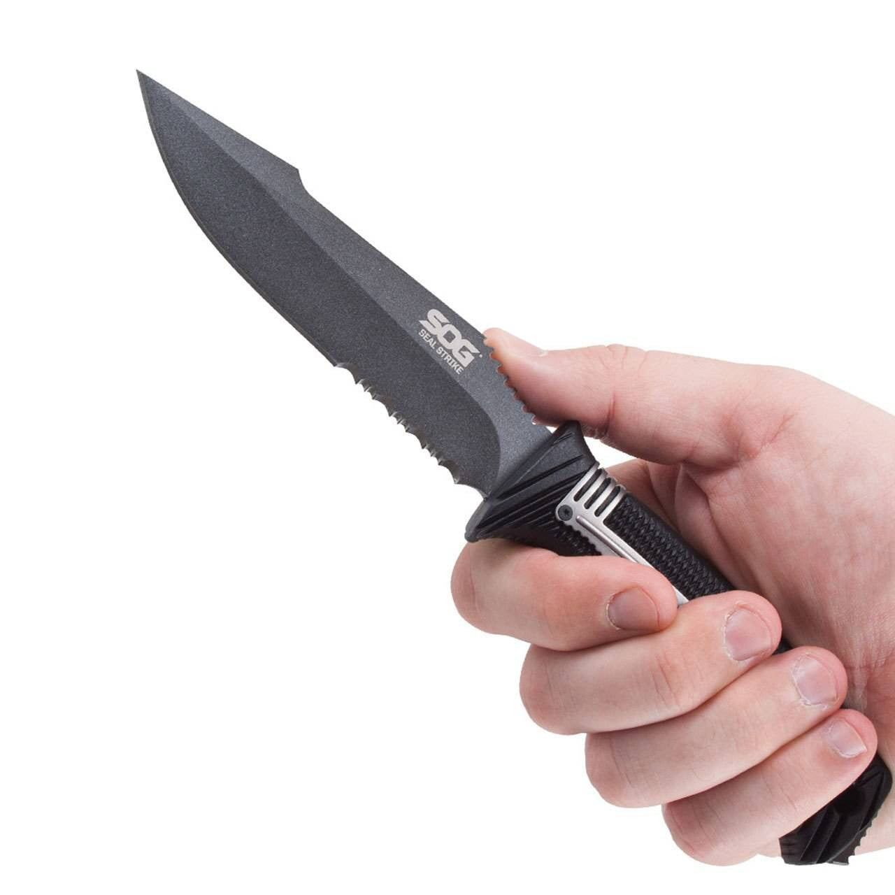  SOG SEAL Strike Powder Coat Fixed Blade Knife With Molded Sheath