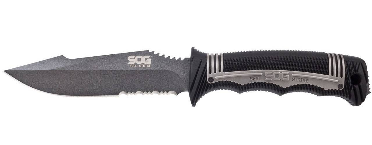  SOG SEAL Strike Powder Coat Fixed Blade Knife With Molded Sheath