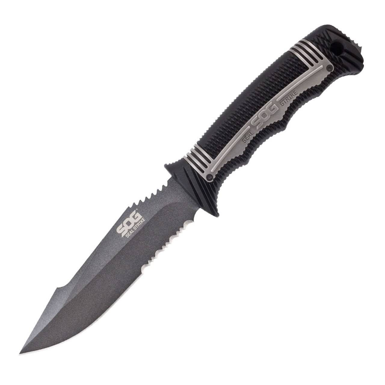  SOG SEAL Strike Powder Coat Fixed Blade Knife With Molded Sheath