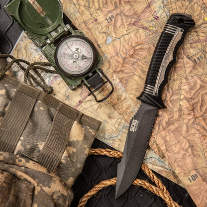  SOG SEAL Strike Powder Coat Fixed Blade Knife With Molded Sheath