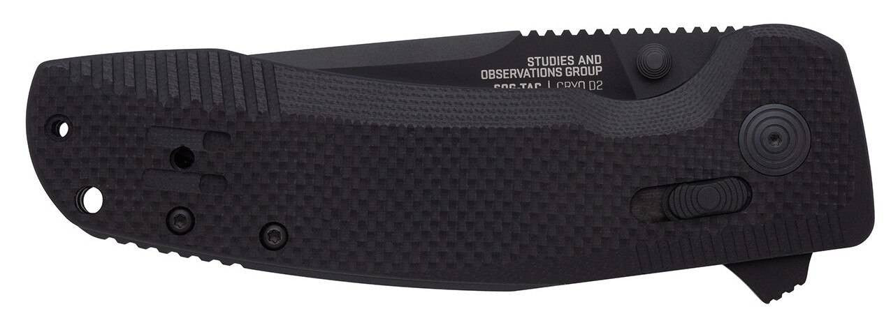  SOG SOG-TAC XR Blackout Folding Knife