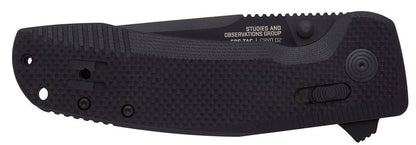  SOG SOG-TAC XR Blackout Folding Knife