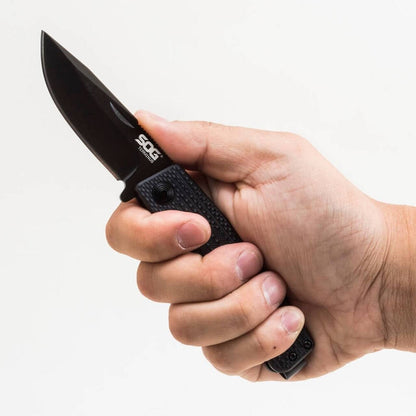 SOG Terminus Black Folding Knife