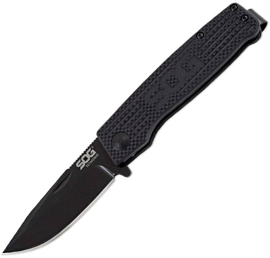  SOG Terminus Black Folding Knife
