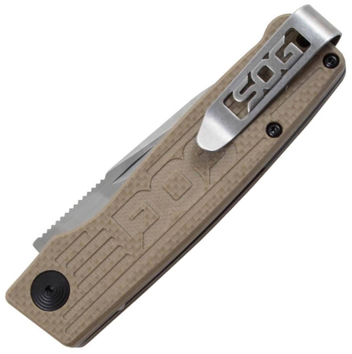  SOG Terminus Satin Folding Knife
