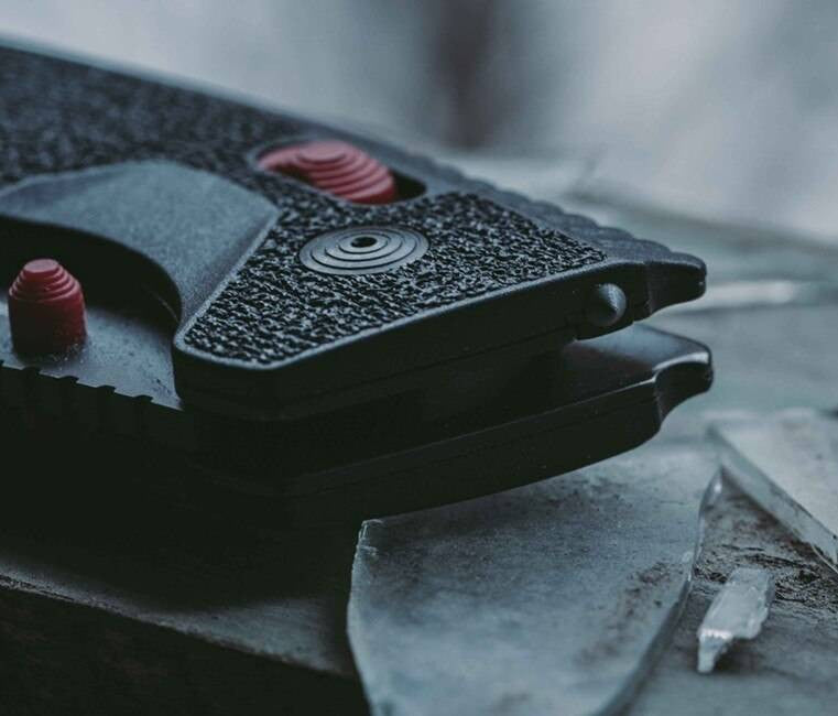  SOG Trident AT Black & Red Folding Knife