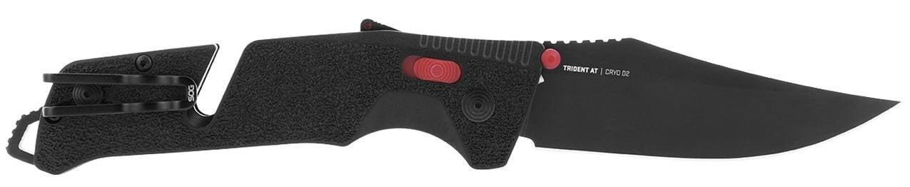  SOG Trident AT Black & Red Folding Knife