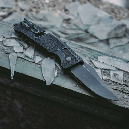  SOG Trident AT Blackout Folding Knife