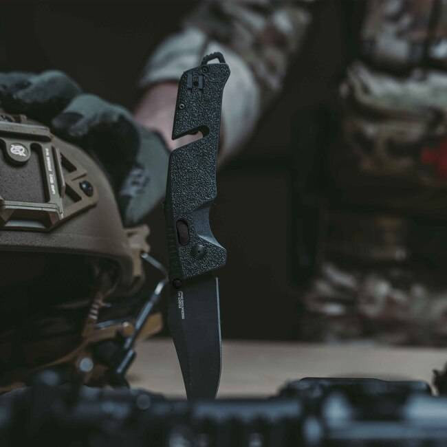  SOG Trident AT Blackout Folding Knife