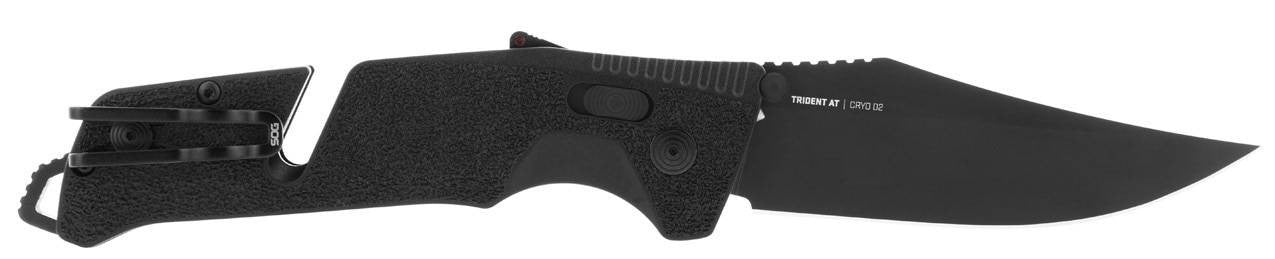  SOG Trident AT Blackout Folding Knife