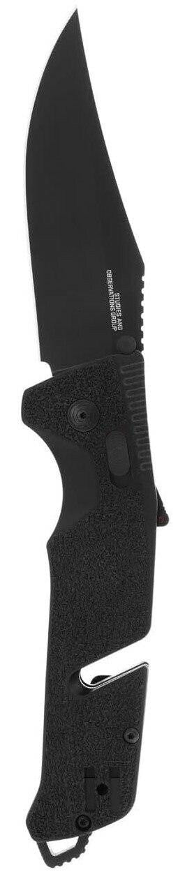  SOG Trident AT Blackout Folding Knife - Peg Box