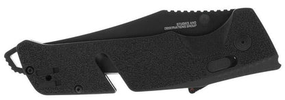  SOG Trident AT Blackout Folding Knife - Peg Box