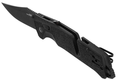  SOG Trident AT Blackout Folding Knife - Peg Box
