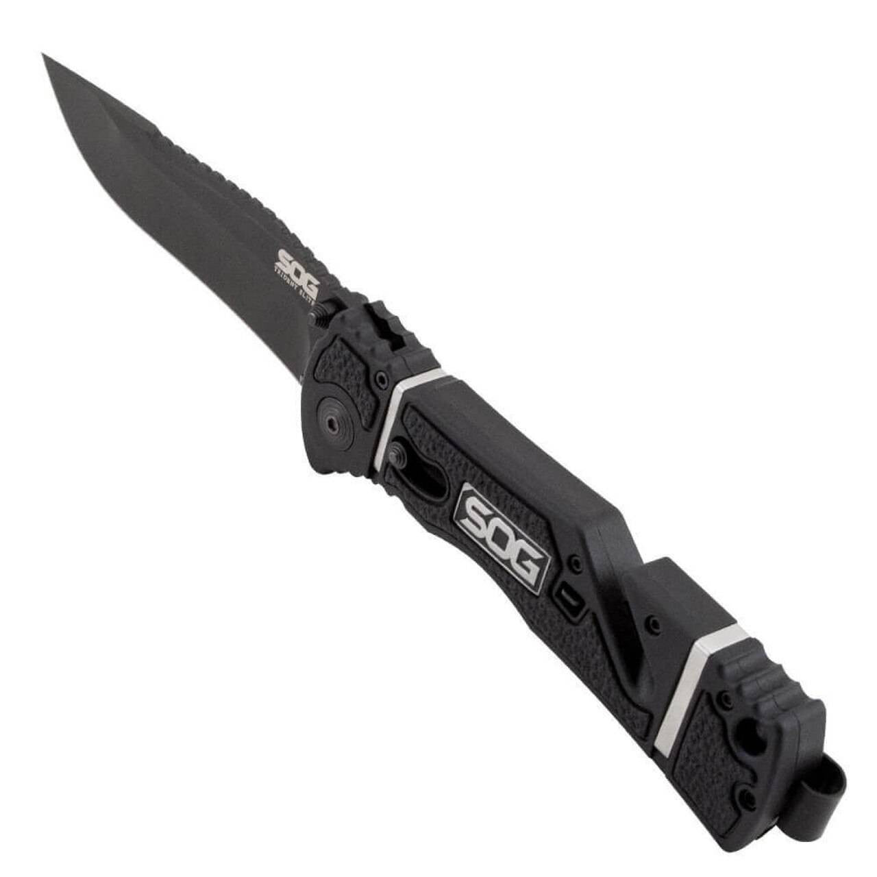  SOG Trident Elite TiNi Folding Knife