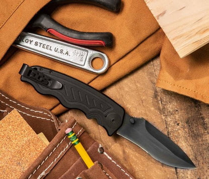  SOG Zoom Serrated Black TiNi Folding Knife
