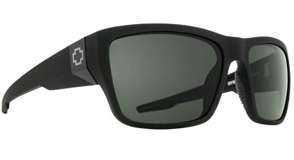 Spy Optics Dirty Mo Soft Matte Black Sunglasses With Happy Grey Green Polarized Lenses