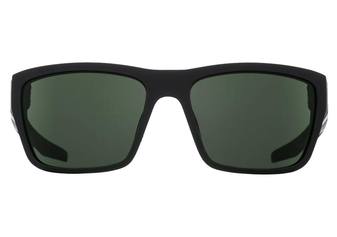  Spy Optics Dirty Mo Soft Matte Black Sunglasses With Happy Grey Green Polarized Lenses
