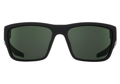  Spy Optics Dirty Mo Soft Matte Black Sunglasses With Happy Grey Green Polarized Lenses