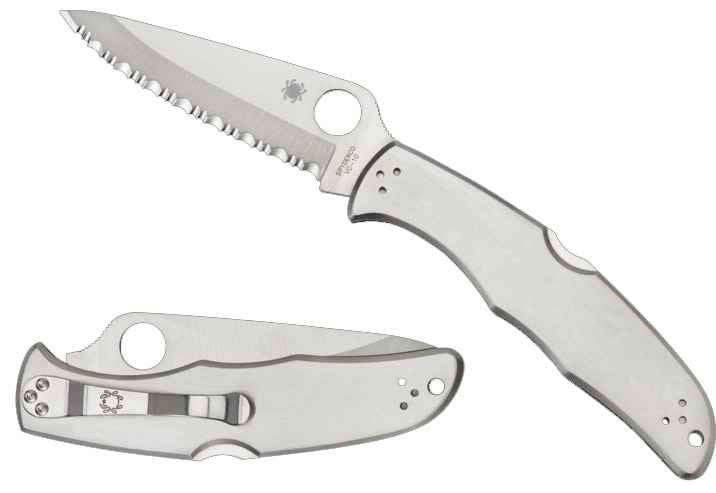  Spyderco C10PS Endura 4 ComboEdge Knife