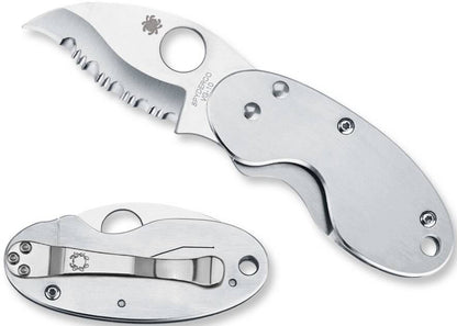  Spyderco Cricket Stainless Steel Folding Knife