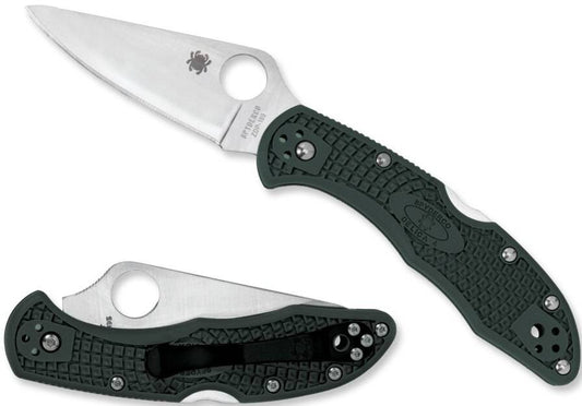  Spyderco Delica 4 Lightweight British Racing Green ZDP-189 Folding Knife
