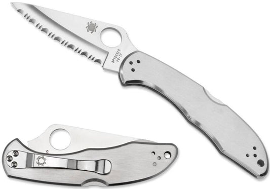 Spyderco Delica 4 Stainless Steel Folding Knife
