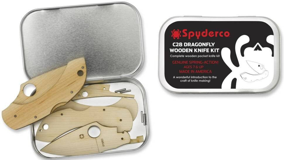  Spyderco Dragonfly Wooden Kit