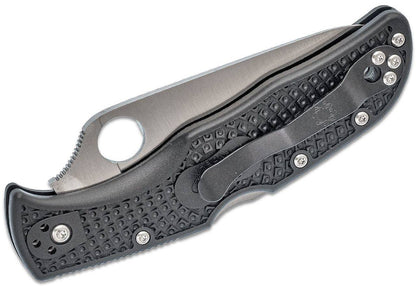  Spyderco Endela Folding Knife With Lightweight Black Handle