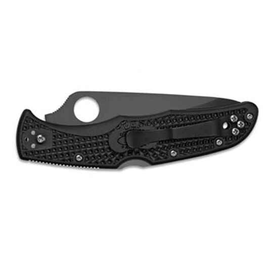  Spyderco Endura 4 Combo Edge Black Blade Folding Knife