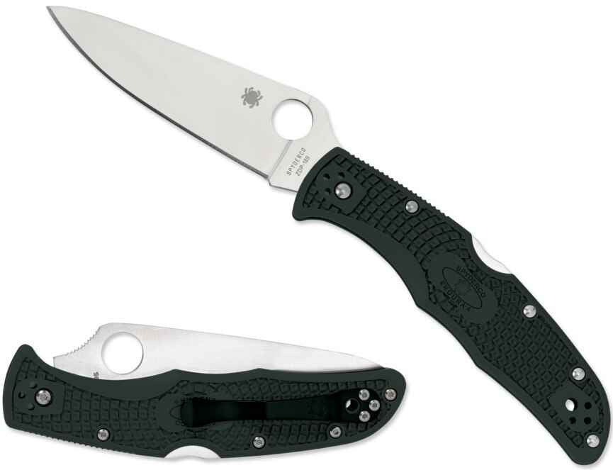  Spyderco Endura 4 Lightweight British Racing Green ZDP-189 Folding Knife