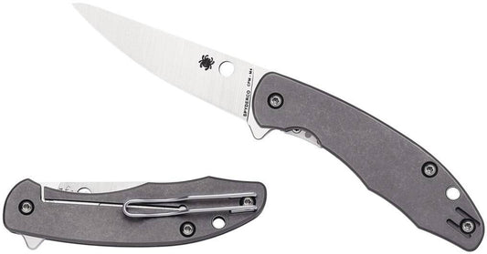  Spyderco Mantra 2 Titanium Plain Edge Knife