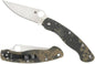  Spyderco Military Digital Camo Plain Edge Knife
