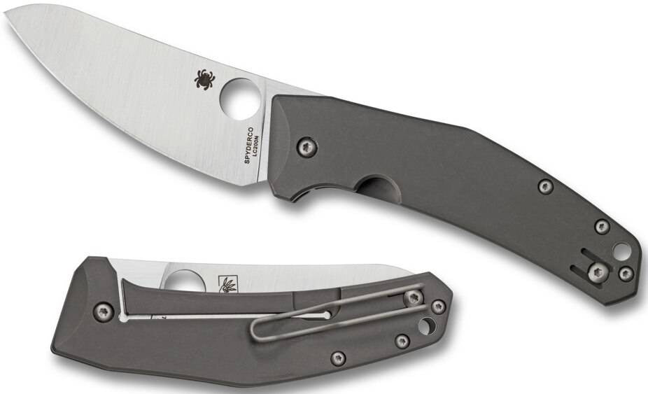  Spyderco SpydieChef Titanium Plain Edge Knife