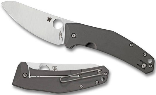  Spyderco SpydieChef Titanium Plain Edge Knife