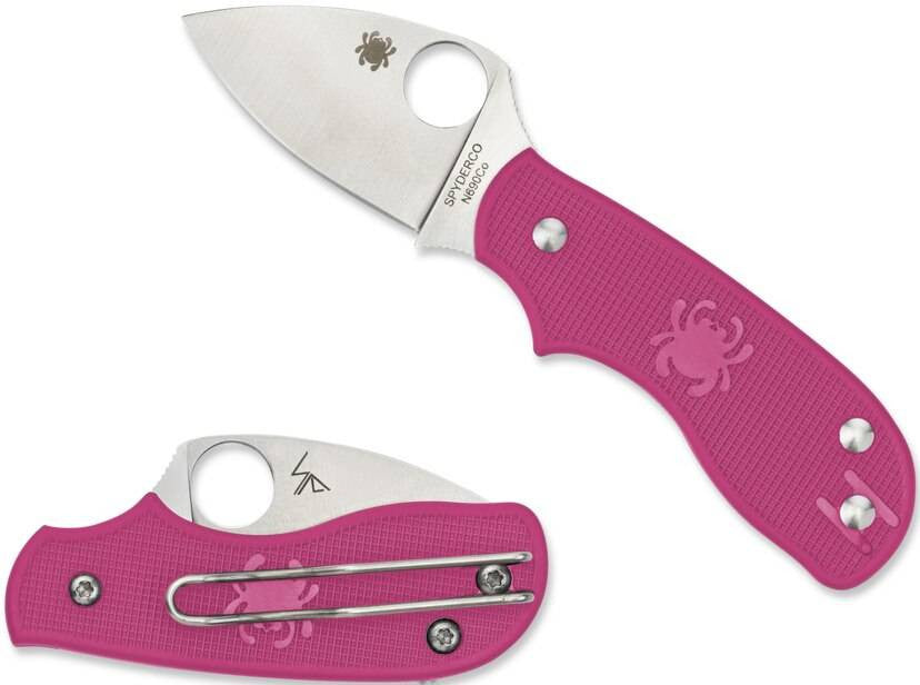  Spyderco Squeak Lightweight Pink Knife